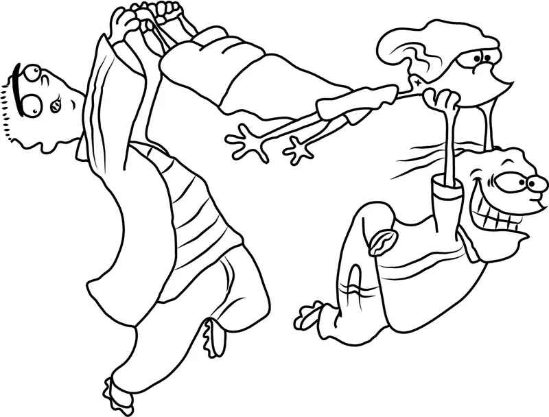 Desenho de Du Dudu E Edu Desenho Colorir Imprimir 23