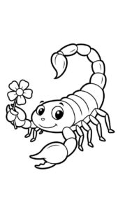 Desenho de Escorpiao Desenho Colorir Imprimir 07