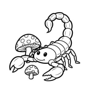 Desenho de Escorpiao Desenho Colorir Imprimir 19