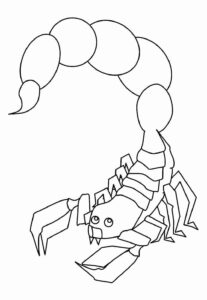 Desenho de Escorpiao Desenho Colorir Imprimir 23