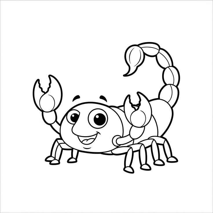 Desenho de Escorpiao Desenho Colorir Imprimir 33