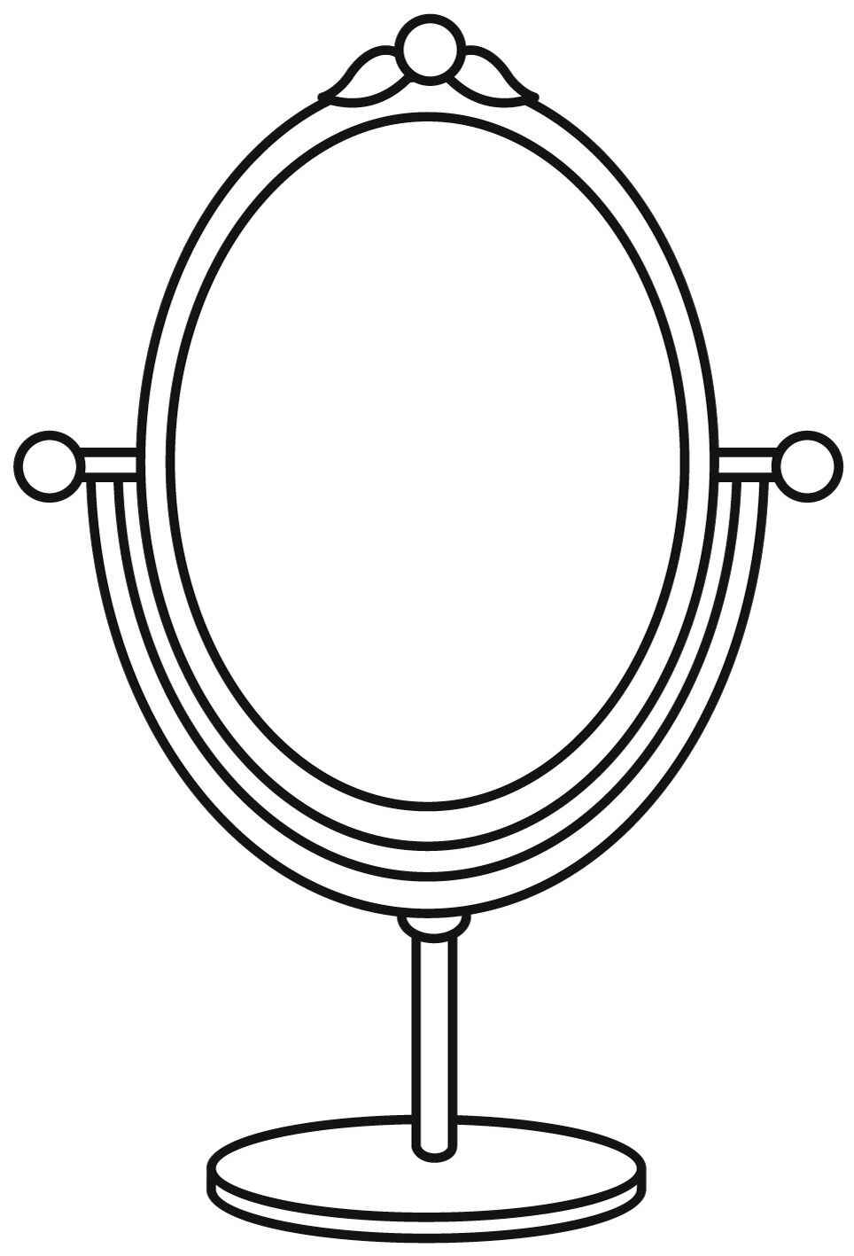 Desenho de Espelho Desenho Colorir Imprimir 01