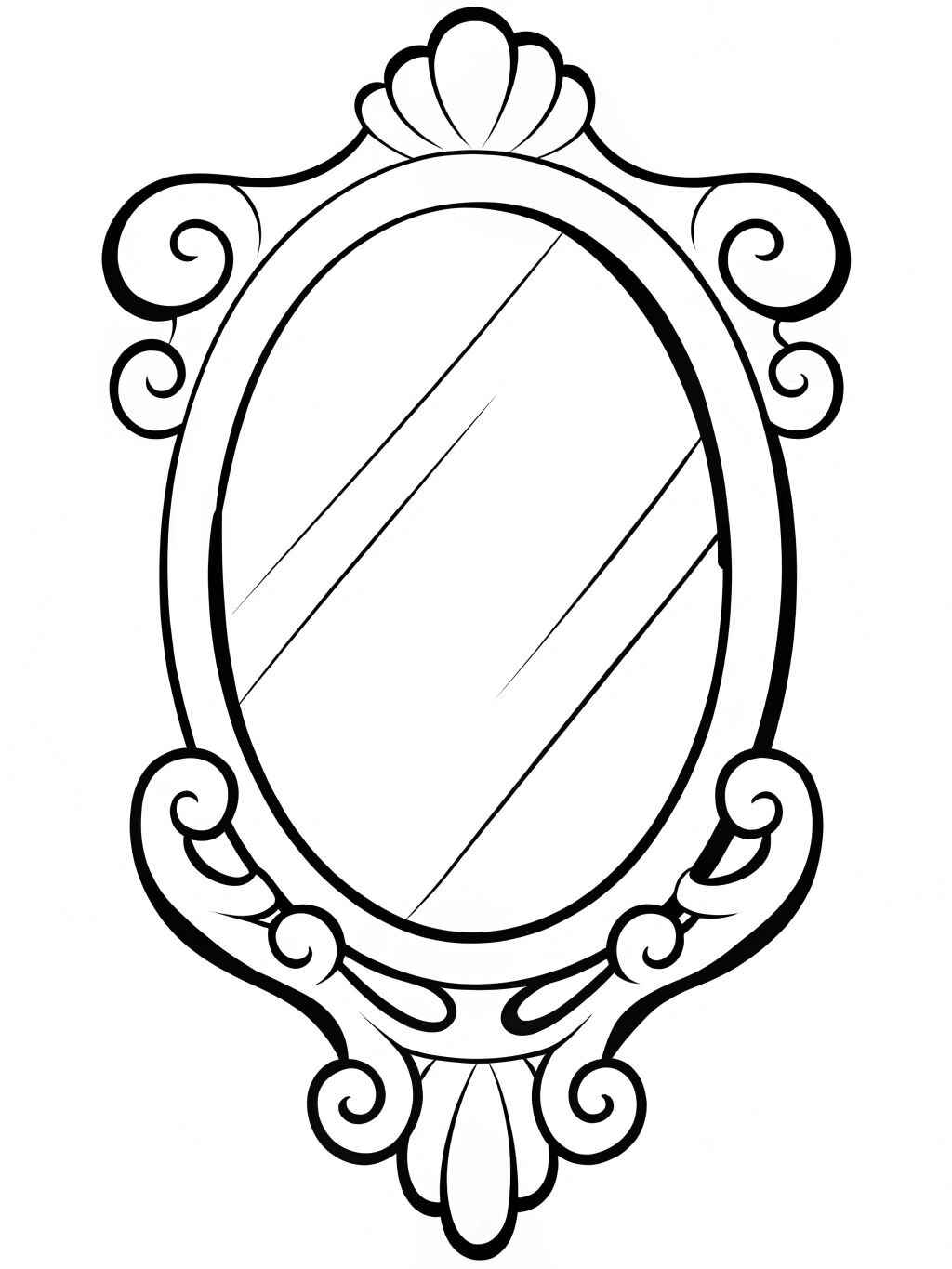 Desenho de Espelho Desenho Colorir Imprimir 04