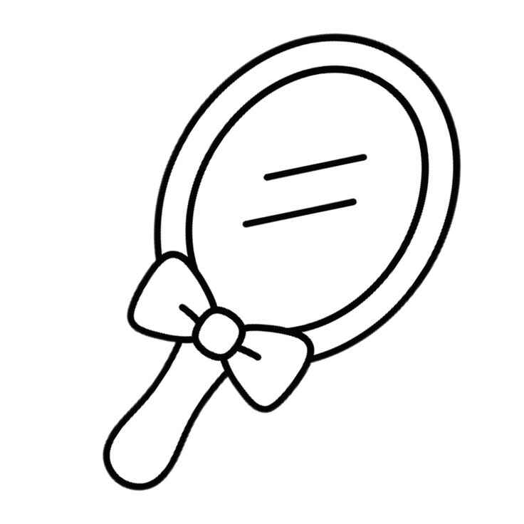 Desenho de Espelho Desenho Colorir Imprimir 06