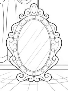 Desenho de Espelho Desenho Colorir Imprimir 07