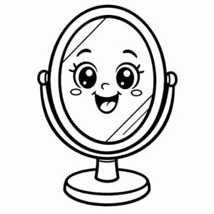 Desenho de Espelho Desenho Colorir Imprimir 08