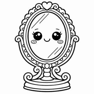 Desenho de Espelho Desenho Colorir Imprimir 10