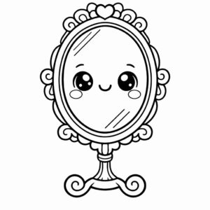 Desenho de Espelho Desenho Colorir Imprimir 11