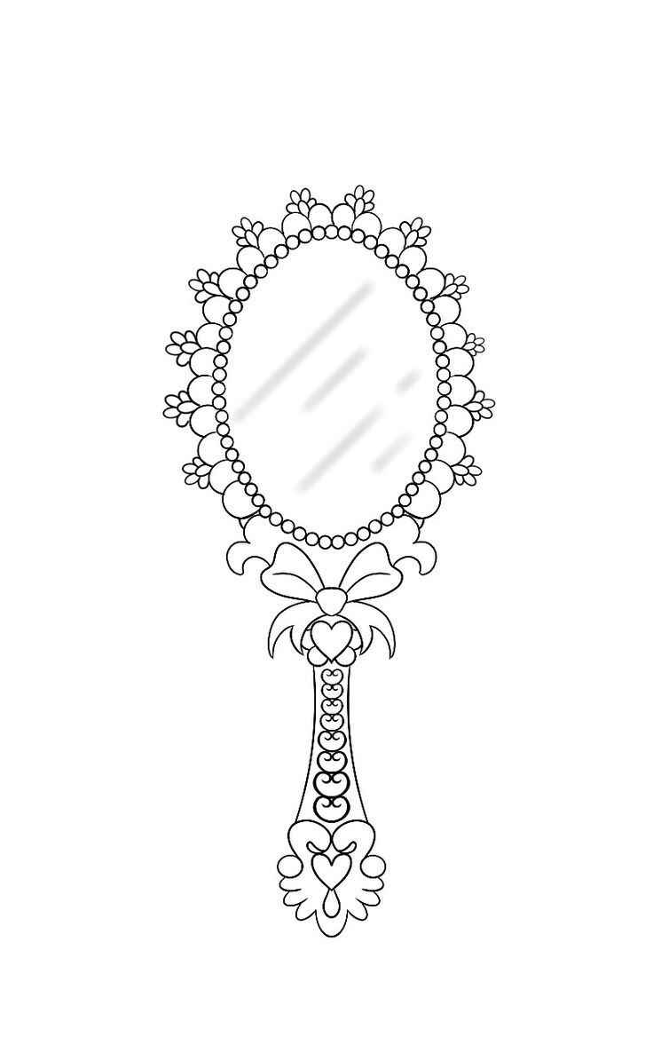 Desenho de Espelho Desenho Colorir Imprimir 14