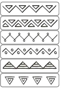 Desenho de Estampa Africana Desenho Colorir Imprimir 04