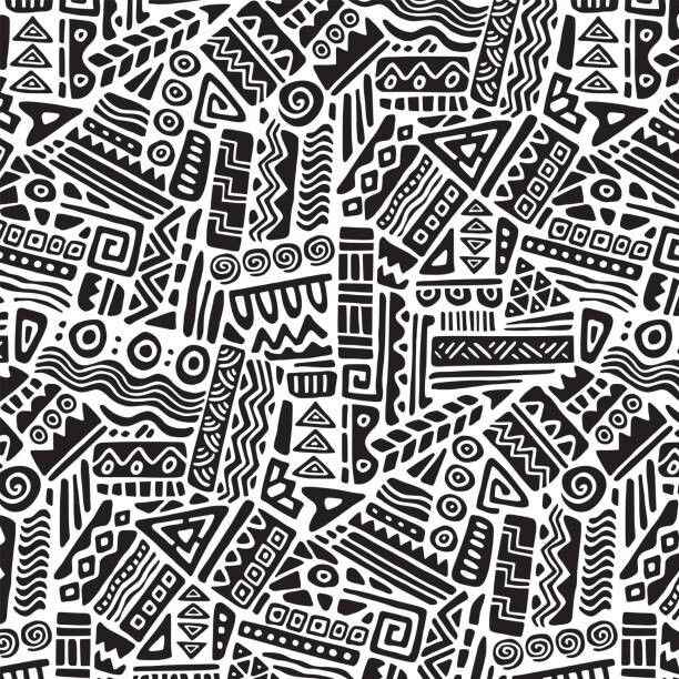 Desenho de Estampa Africana Desenho Colorir Imprimir 07