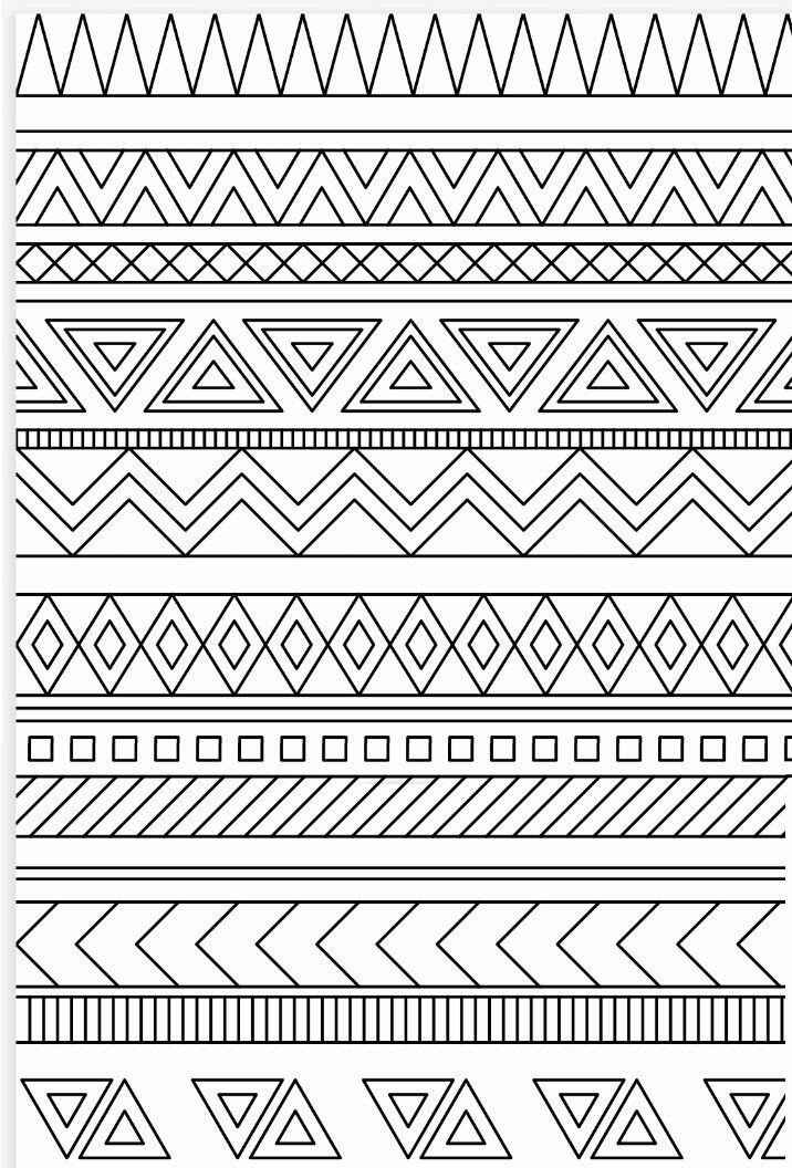 Desenho de Estampa Africana Desenho Colorir Imprimir 09