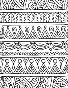 Desenho de Estampa Africana Desenho Colorir Imprimir 18