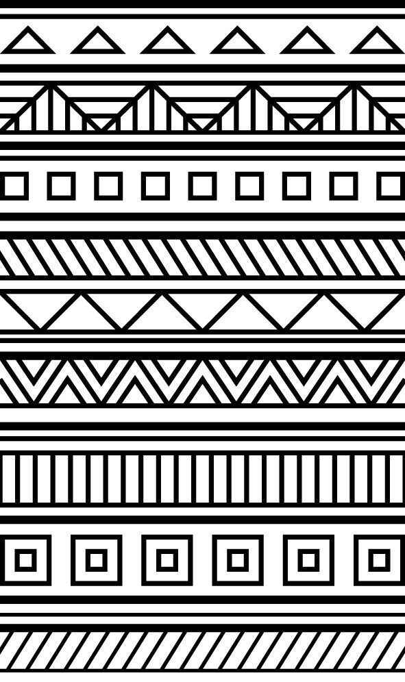 Desenho de Estampa Africana Desenho Colorir Imprimir 21