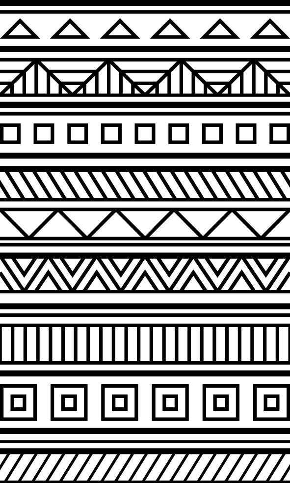 Desenho de Estampa Africana Desenho Colorir Imprimir 23