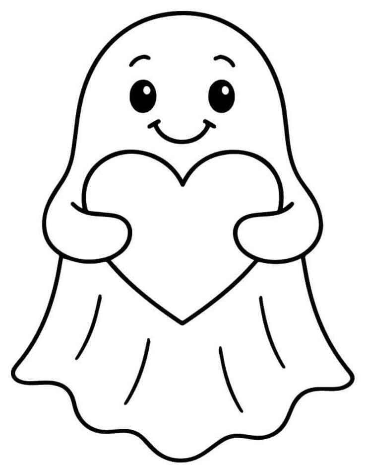 Desenho de Fantasma Desenho Colorir Imprimir 06