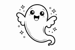 Desenho de Fantasma Desenho Colorir Imprimir 15