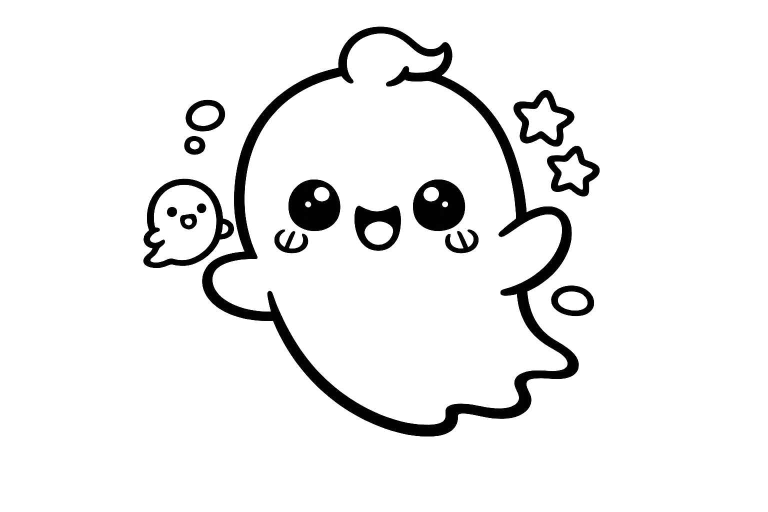 Desenho de Fantasma Desenho Colorir Imprimir 17