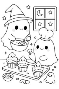 Desenho de Fantasma Desenho Colorir Imprimir 21