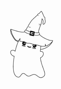 Desenho de Fantasma Desenho Colorir Imprimir 23