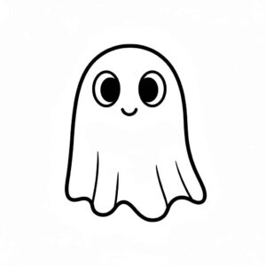 Desenho de Fantasma Desenho Colorir Imprimir 26