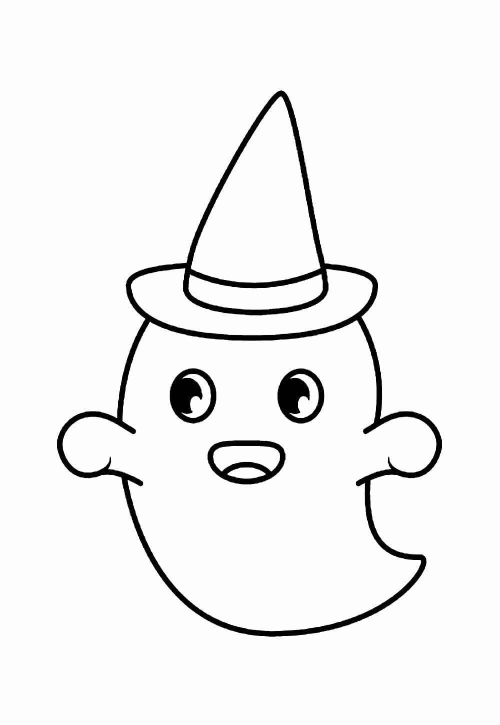 Desenho de Fantasma Desenho Colorir Imprimir 35