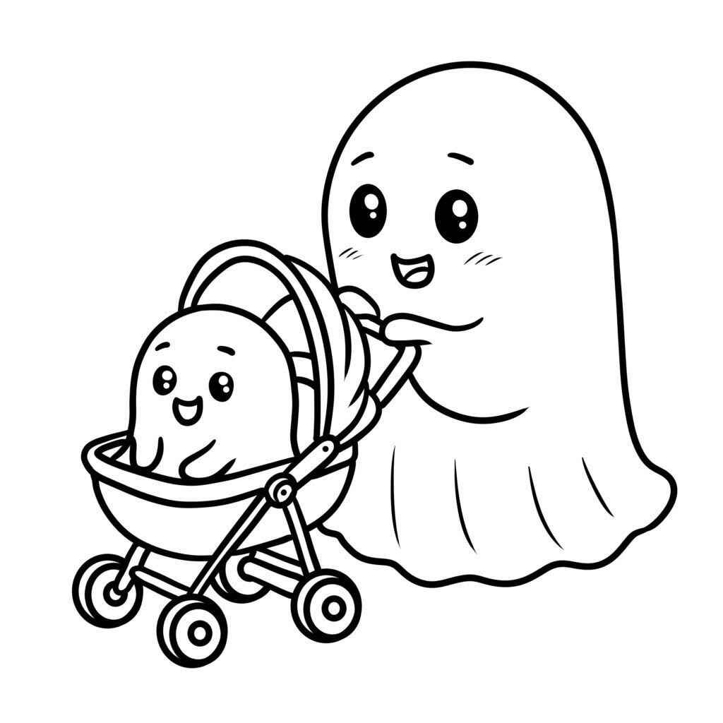 Desenho de Fantasma Desenho Colorir Imprimir 41