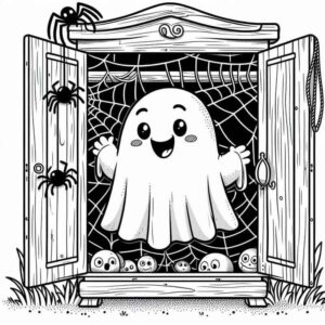 Desenho de Fantasma Desenho Colorir Imprimir 49