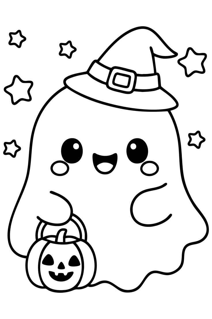 Desenho de Fantasma Desenho Colorir Imprimir 50