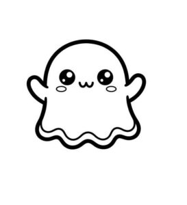 Desenho de Fantasma Desenho Colorir Imprimir 51