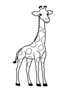 Desenho de Girafa Desenho Colorir Imprimir 30
