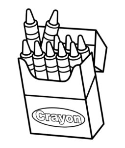 Desenho de Giz De Cera Para Colorir Imprimir
