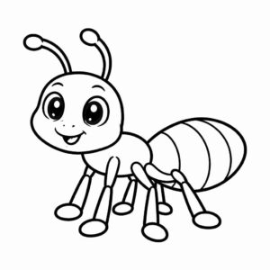 Desenho de Insetos Desenho Colorir Imprimir 07