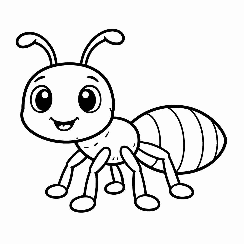Desenho de Insetos Desenho Colorir Imprimir 08