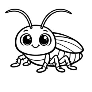 Desenho de Insetos Desenho Colorir Imprimir 18