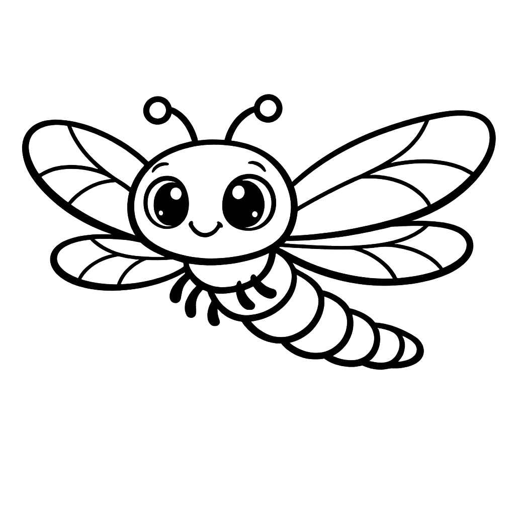 Desenho de Insetos Desenho Colorir Imprimir 22