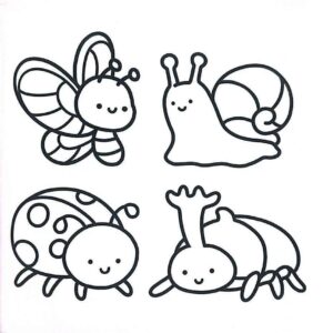 Desenho de Insetos Desenho Colorir Imprimir 23