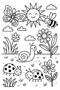 Desenho de Insetos Desenho Colorir Imprimir 34