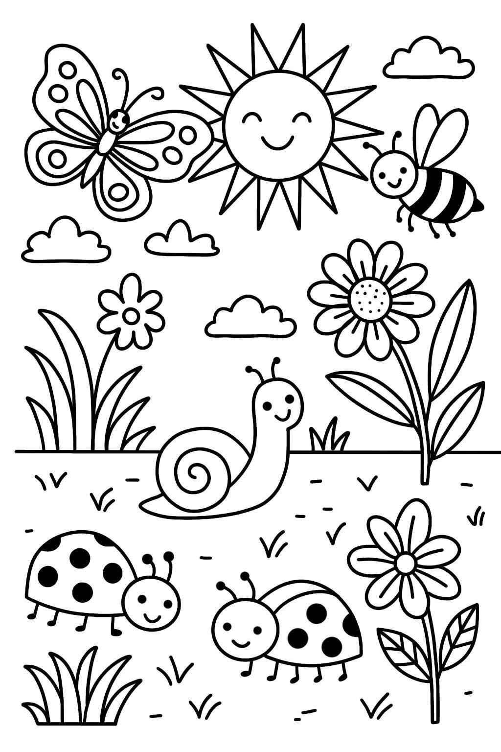 Desenho de Insetos Desenho Colorir Imprimir 34