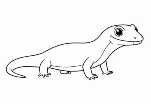 Desenho de Lagartixa Desenho Colorir Imprimir 19