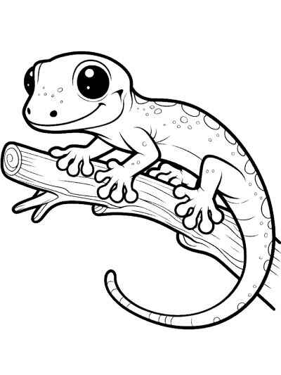 Desenho de Lagartixa Desenho Colorir Imprimir 21