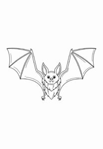 Desenho de Morcego Desenho Colorir Imprimir 23