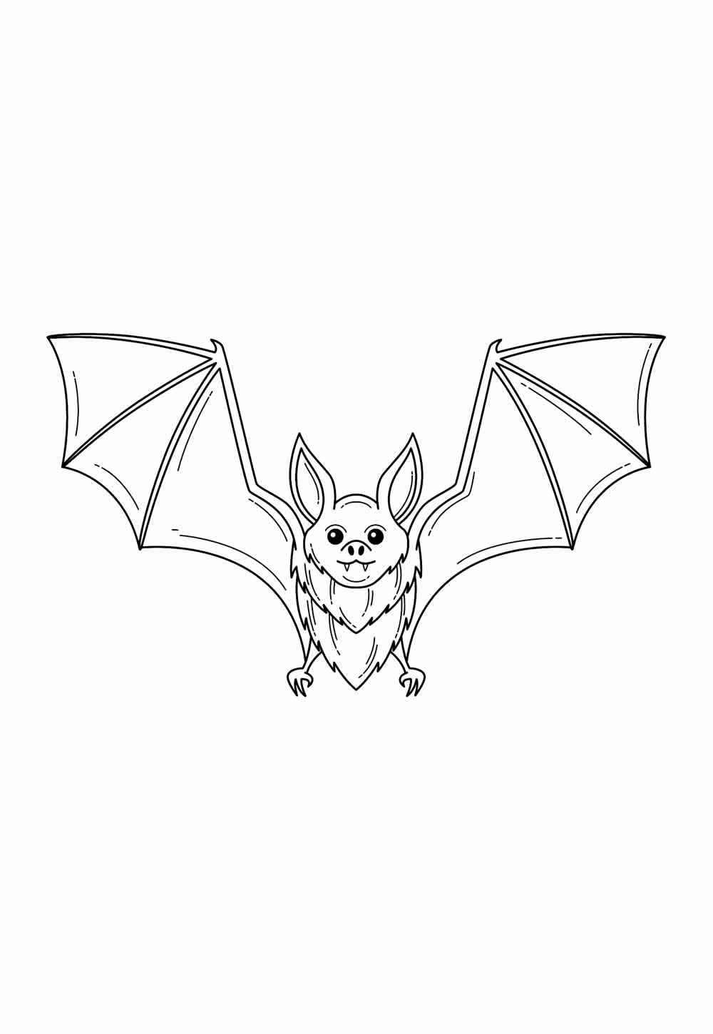 Desenho de Morcego Desenho Colorir Imprimir 23