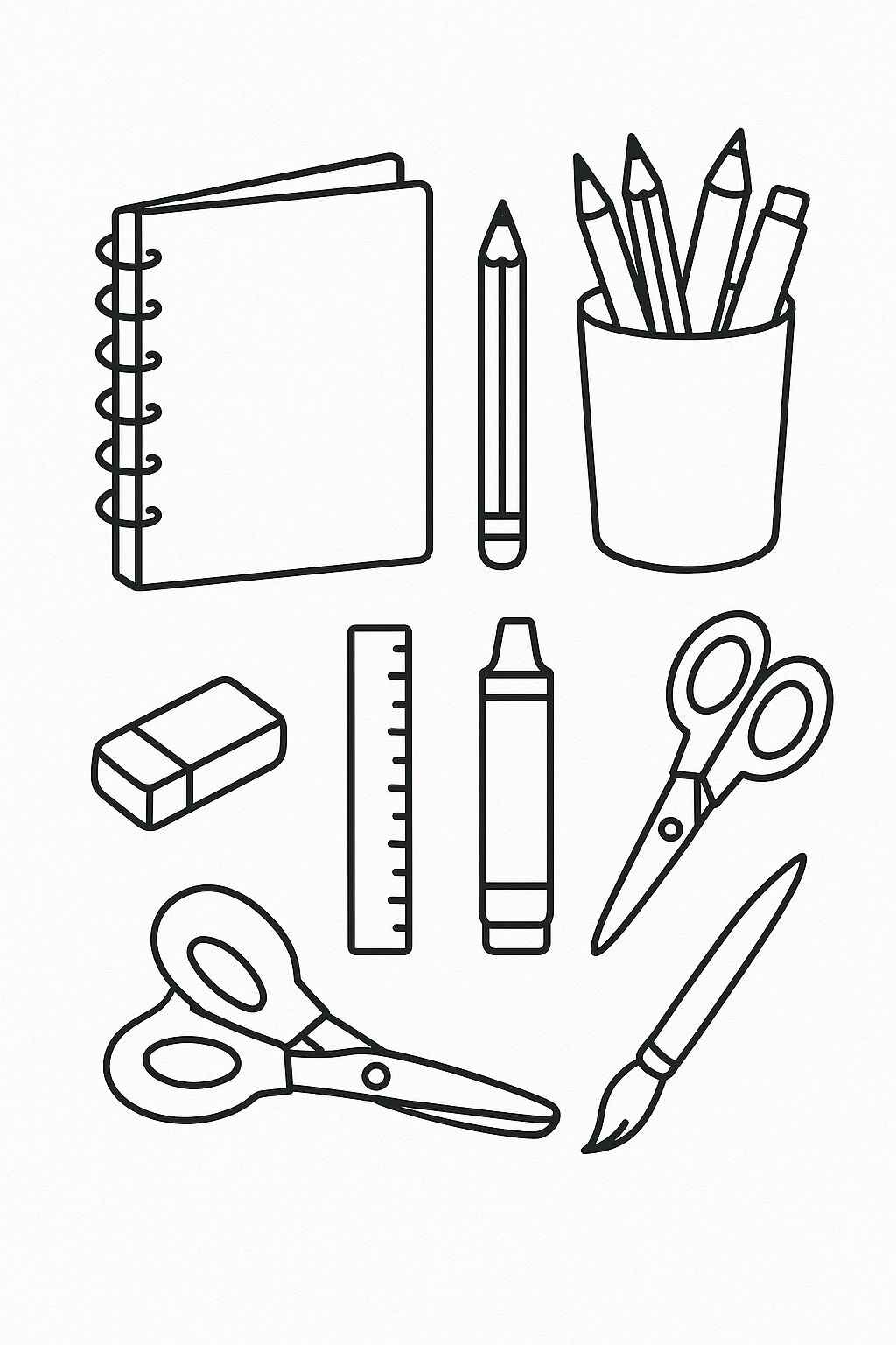 Desenho de Objetos 2 Desenho Para Colorir Imprimir