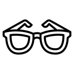 Desenho de Oculos Desenho Para Colorir Imprimir