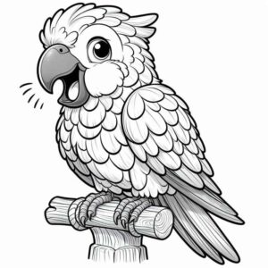 Desenho de Papagaio Desenho Colorir Imprimir 20