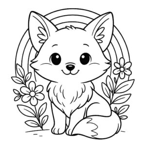Desenho de Raposa Desenho Colorir Imprimir 18