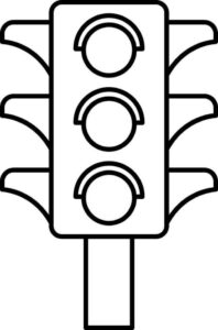 Desenho de Semaforo Desenho Colorir Imprimir 02