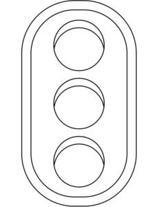 Desenho de Semaforo Desenho Colorir Imprimir 06