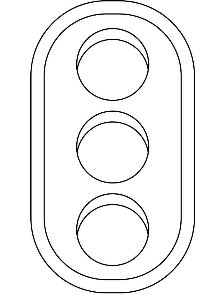 Desenho de Semaforo Desenho Colorir Imprimir 06